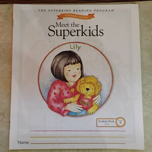 Meet the SuperKids Kindergarten Student Book Unit 7 Lily
